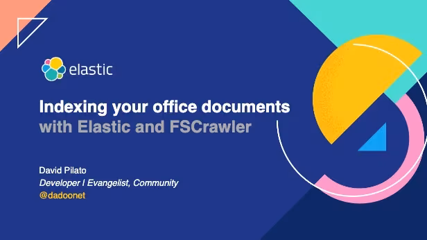 Indexing your office documents with Elastic and FSCrawler
