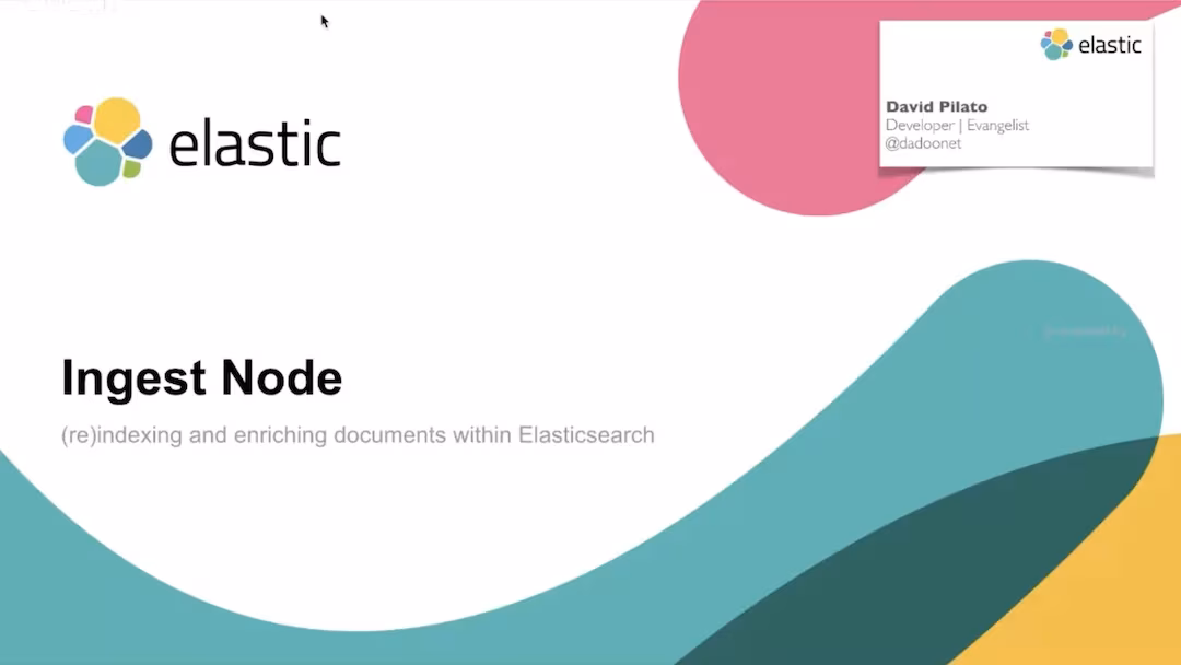 Ingest node: (re)index and enrich documents in Elasticsearch